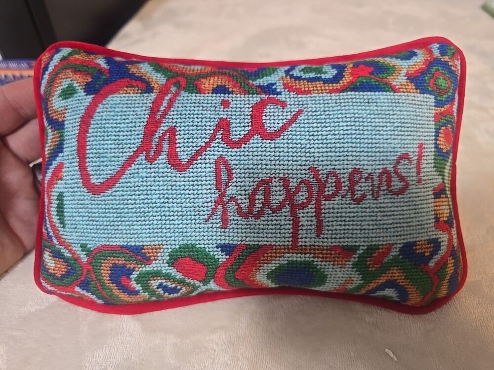 Chic Happens Pillow By Mommani Threads